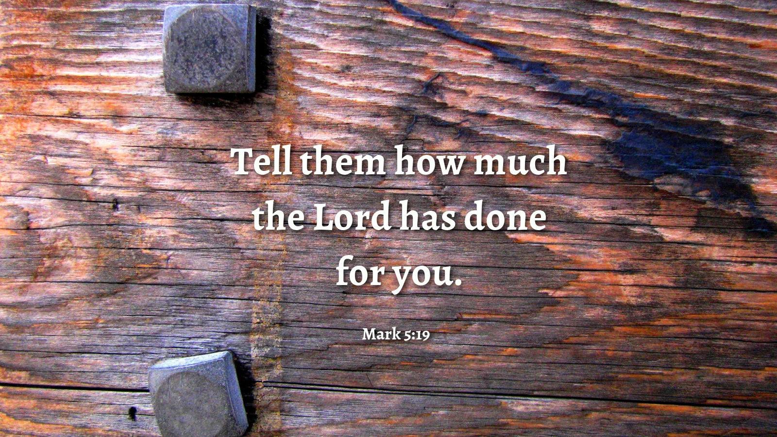 Sunday worship 10th of August 2025, “Go and tell them what the Lord has done for you!”