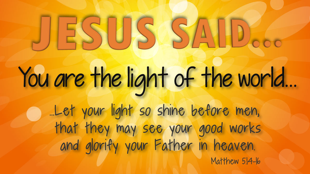 Sunday worship 30th of November 2025, “Let the light shine!”