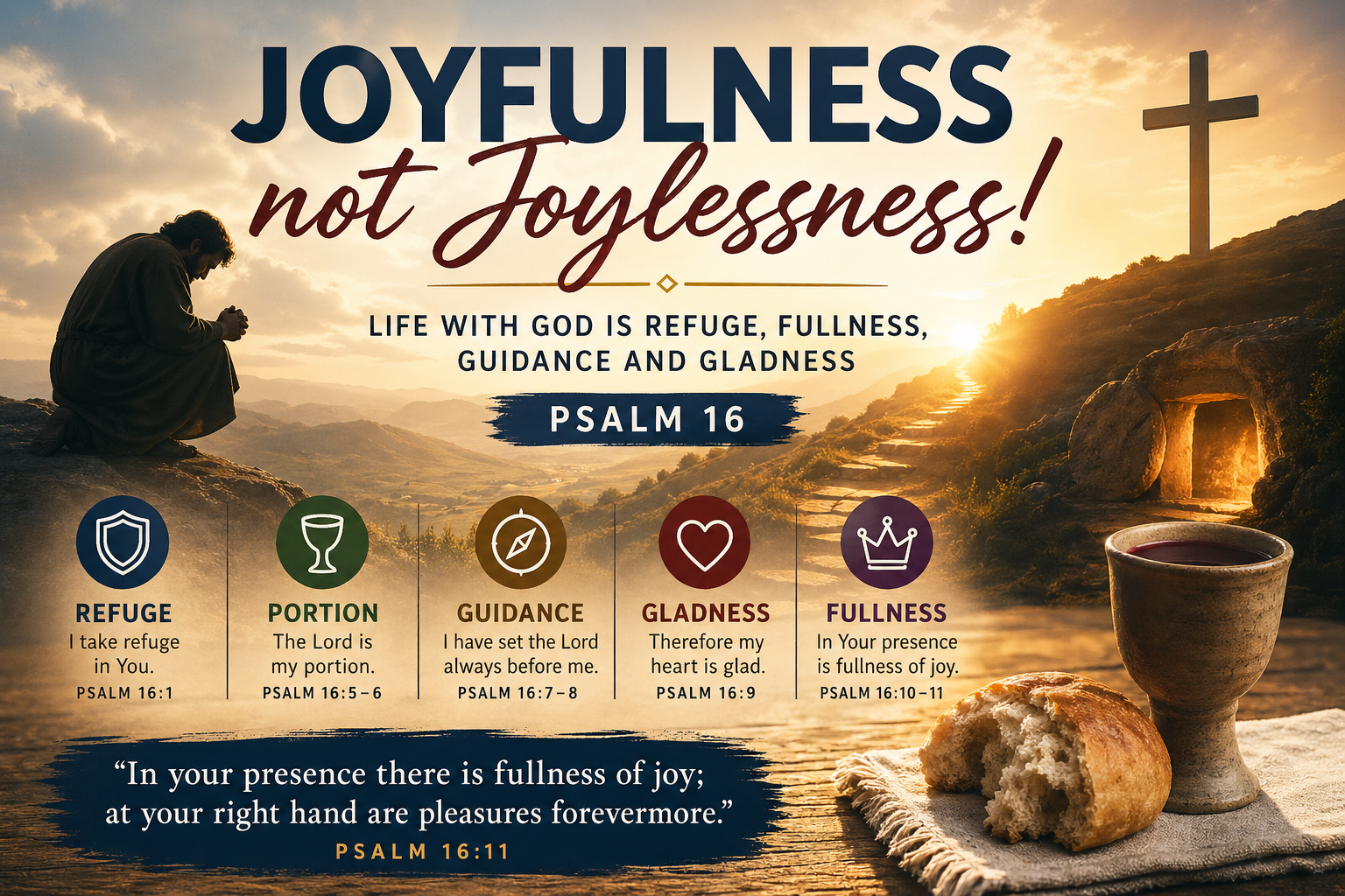 Sunday 3rd of May 2026, “Joyfulness not joylessness!”