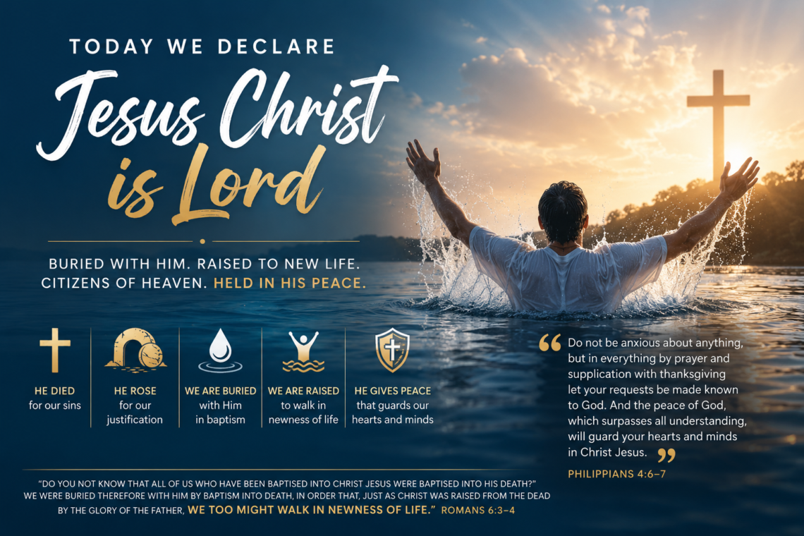 Sunday worship 31st of May 2026, “He is sufficient!”