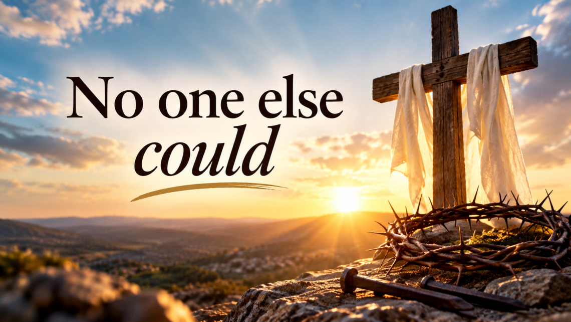 Sunday worship 27th of September 2026, “No one else could!”